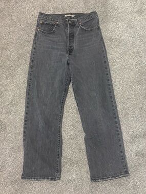 Levi Ribcage straight jeans size 30